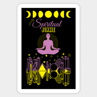 Spiritual Junkie Meditation Sticker